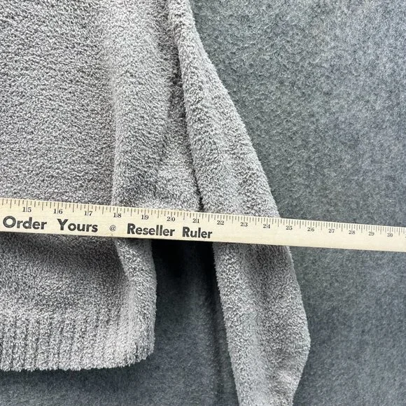 UGG Cardigan Womens XS Beige Button Front Fuzzy Cropped Sweater Polyester Cozy - Picture 6 of 11